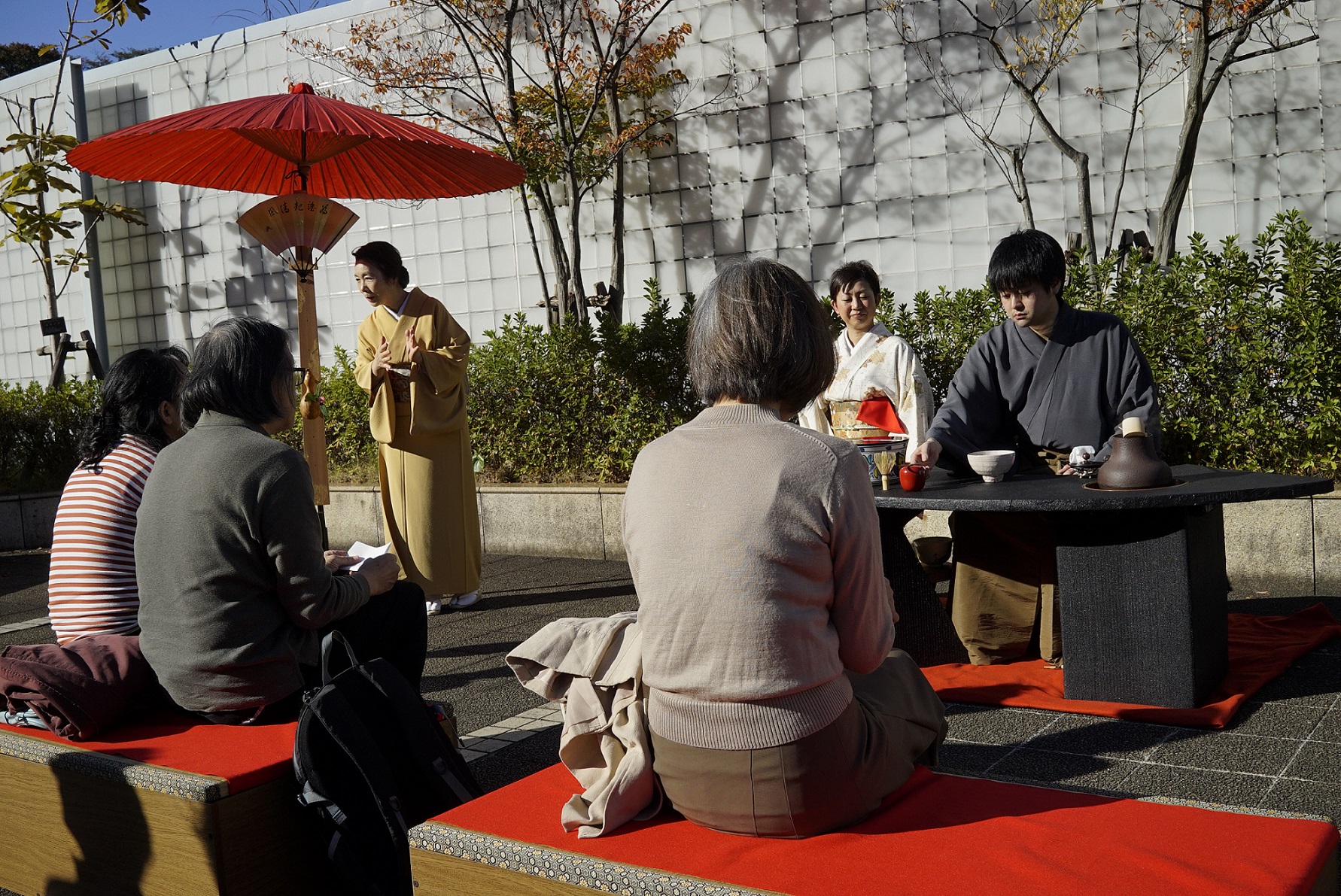 お茶会の様子